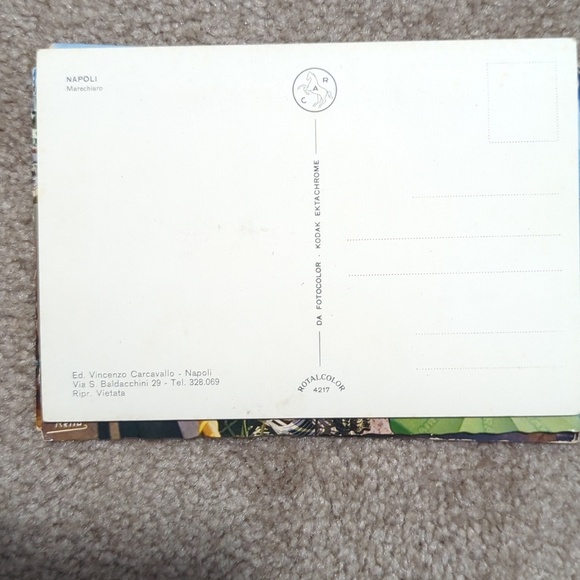 4 Pc Set Of Postcards From France And Italy - Picture 2 of 8